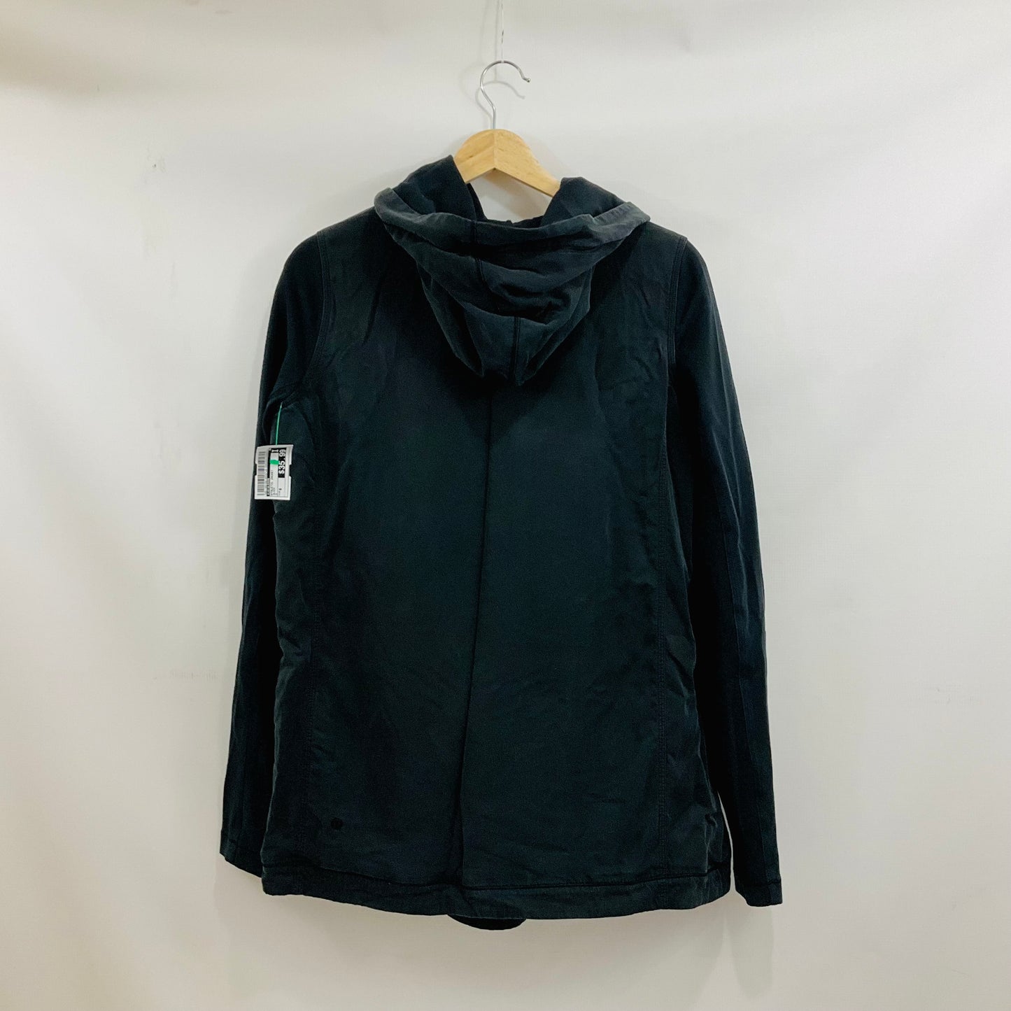 Athletic Jacket By Lululemon In Black, Size: 6