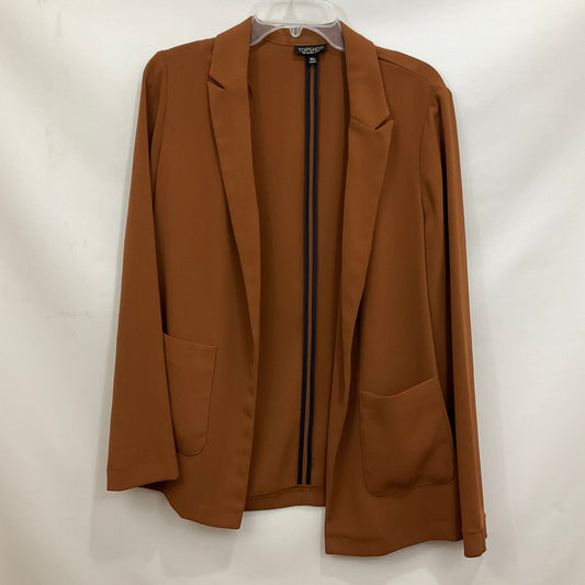 Blazer By Topshop In Brown, Size: 6