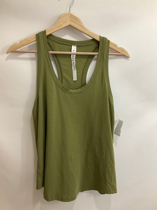 Athletic Tank Top By Lululemon In Green, Size: 4