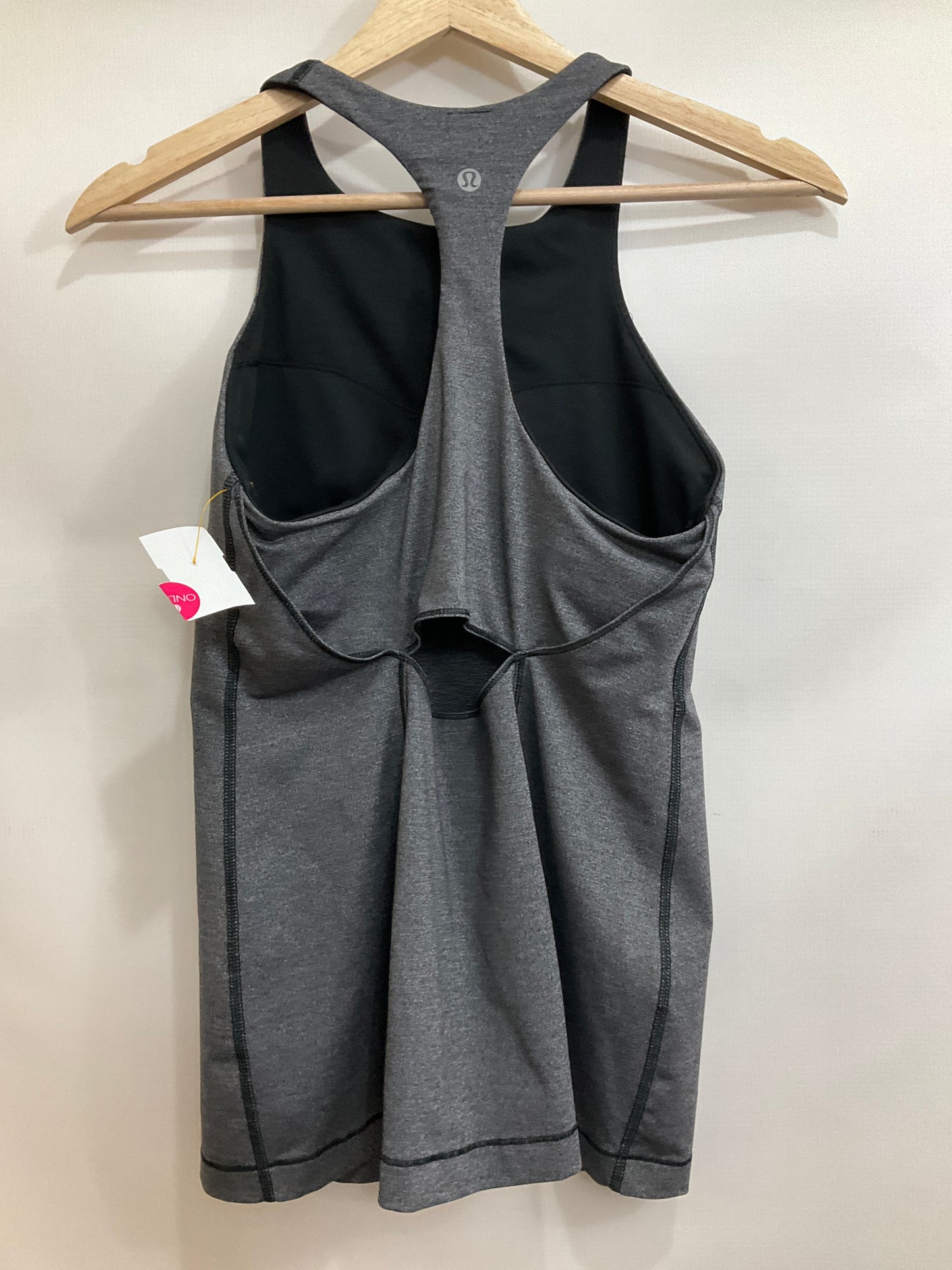 Athletic Tank Top By Lululemon In Grey, Size: 8