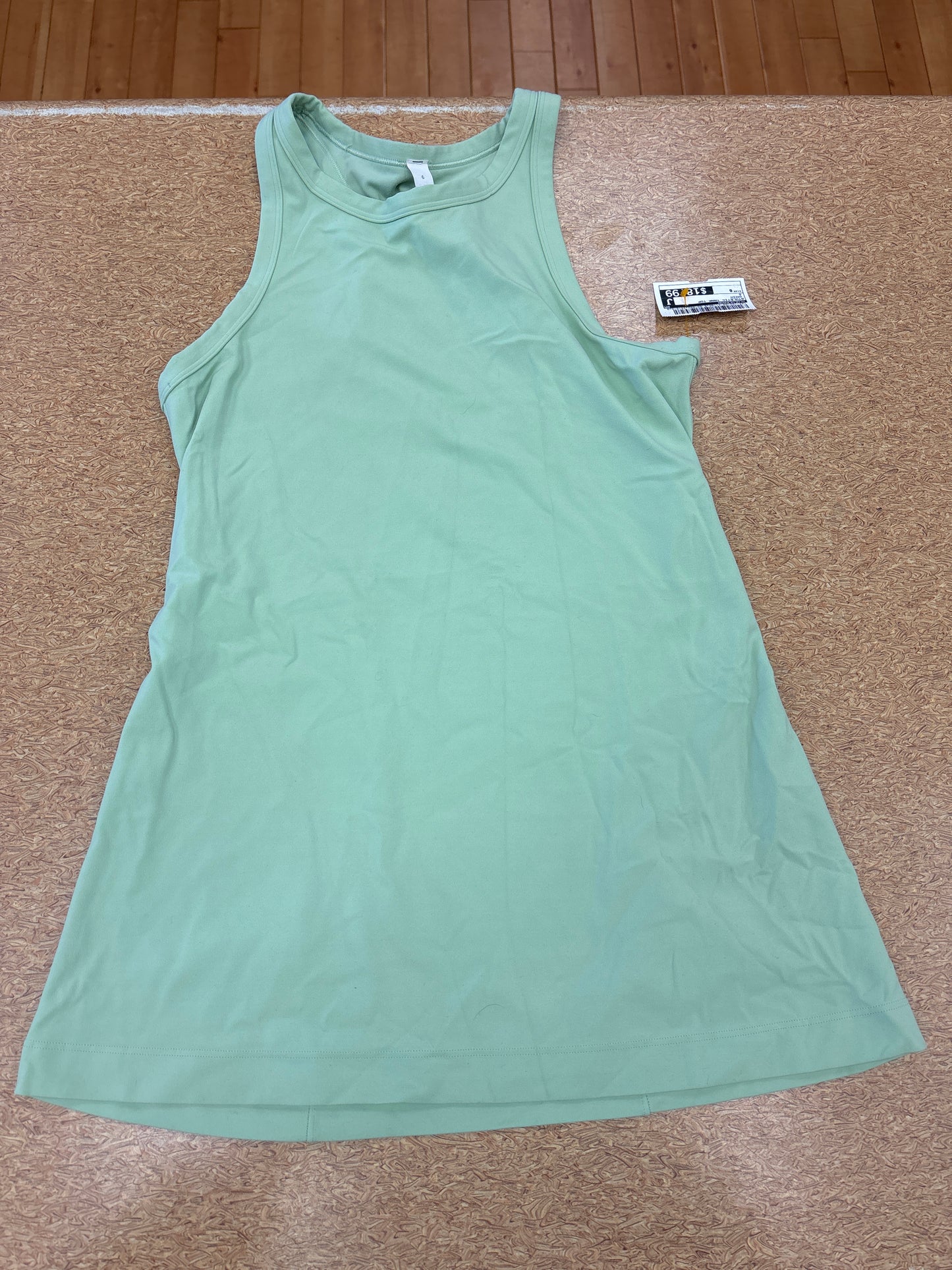 Athletic Tank Top By Lululemon In Green, Size: 6