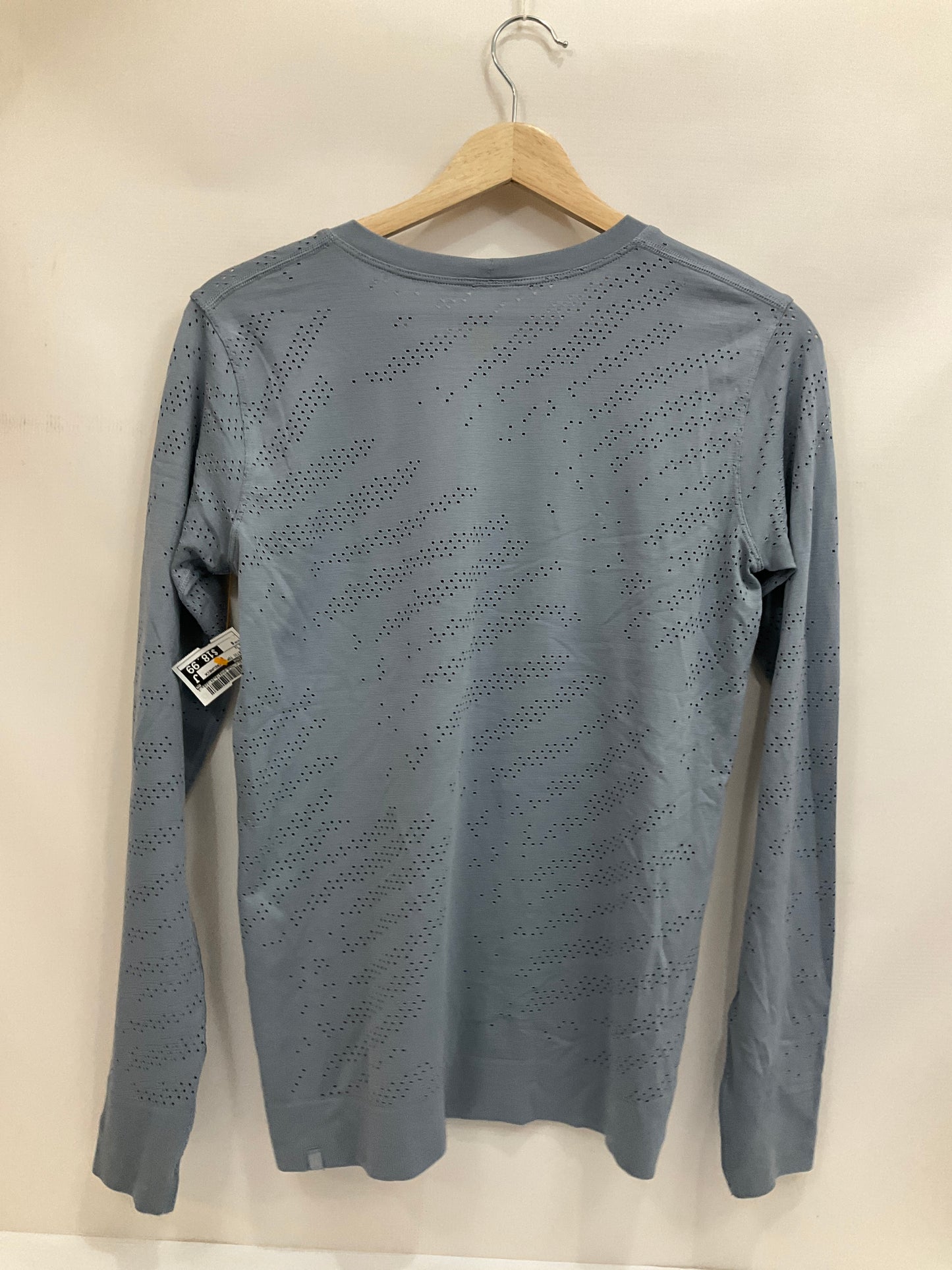 Athletic Top Long Sleeve Crewneck By Lululemon In Blue, Size: 6