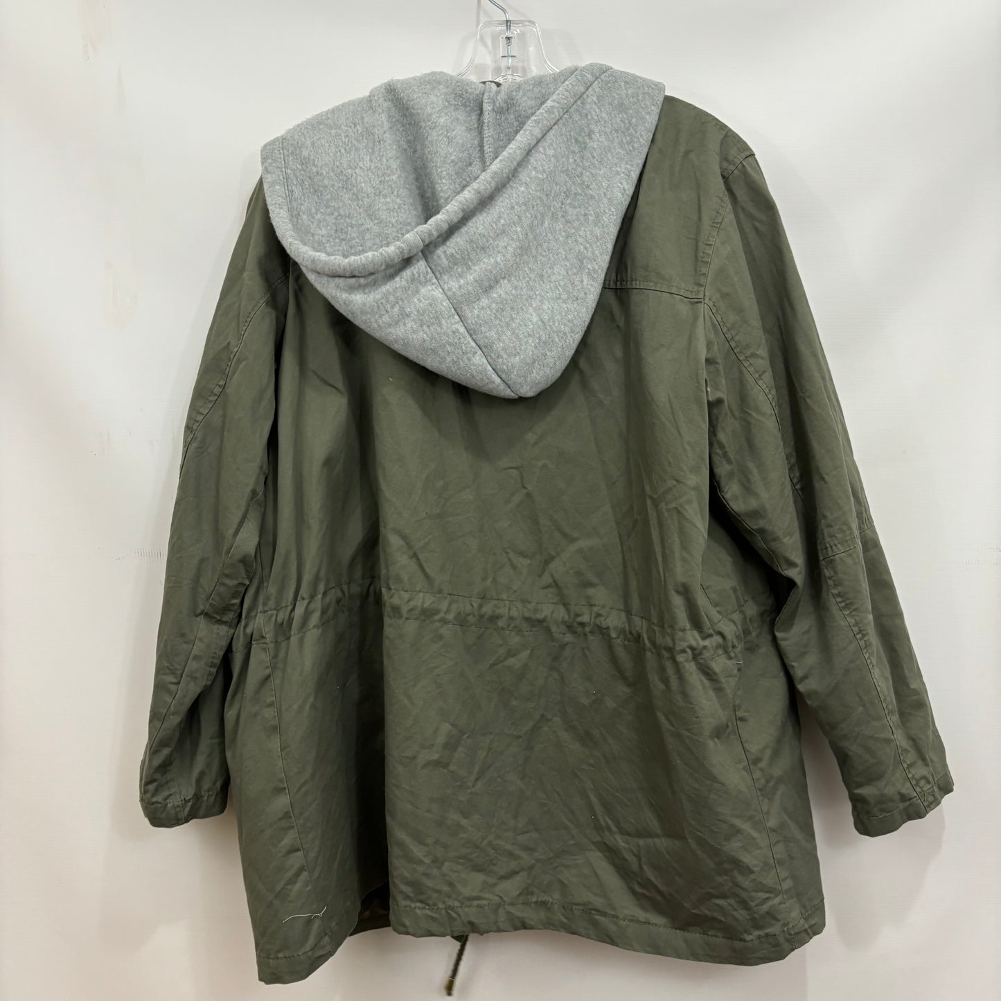 Jacket Utility By Clothes Mentor In Green, Size: 1x