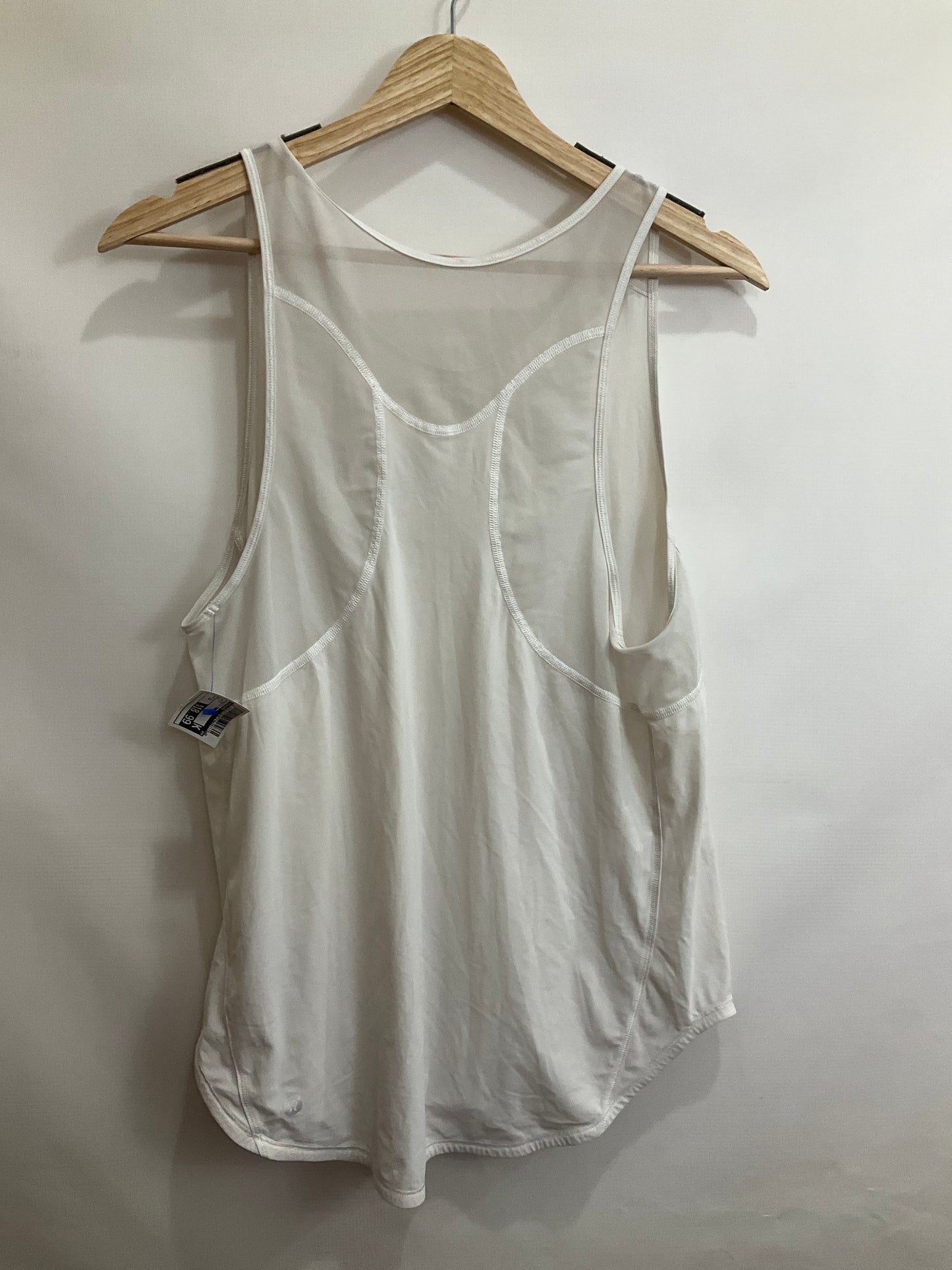 Athletic Tank Top By Lululemon In White, Size: 12