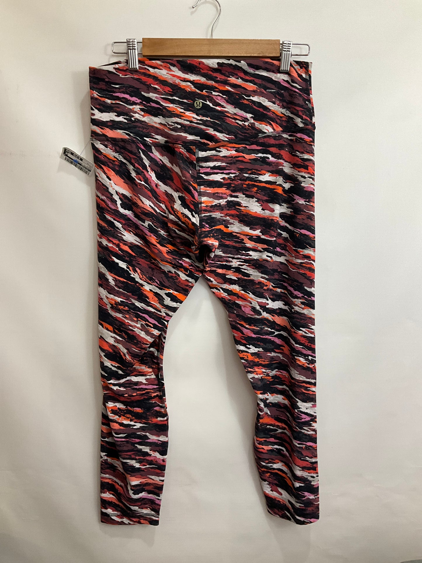 Athletic Leggings By Lululemon In Multi-colored, Size: 12