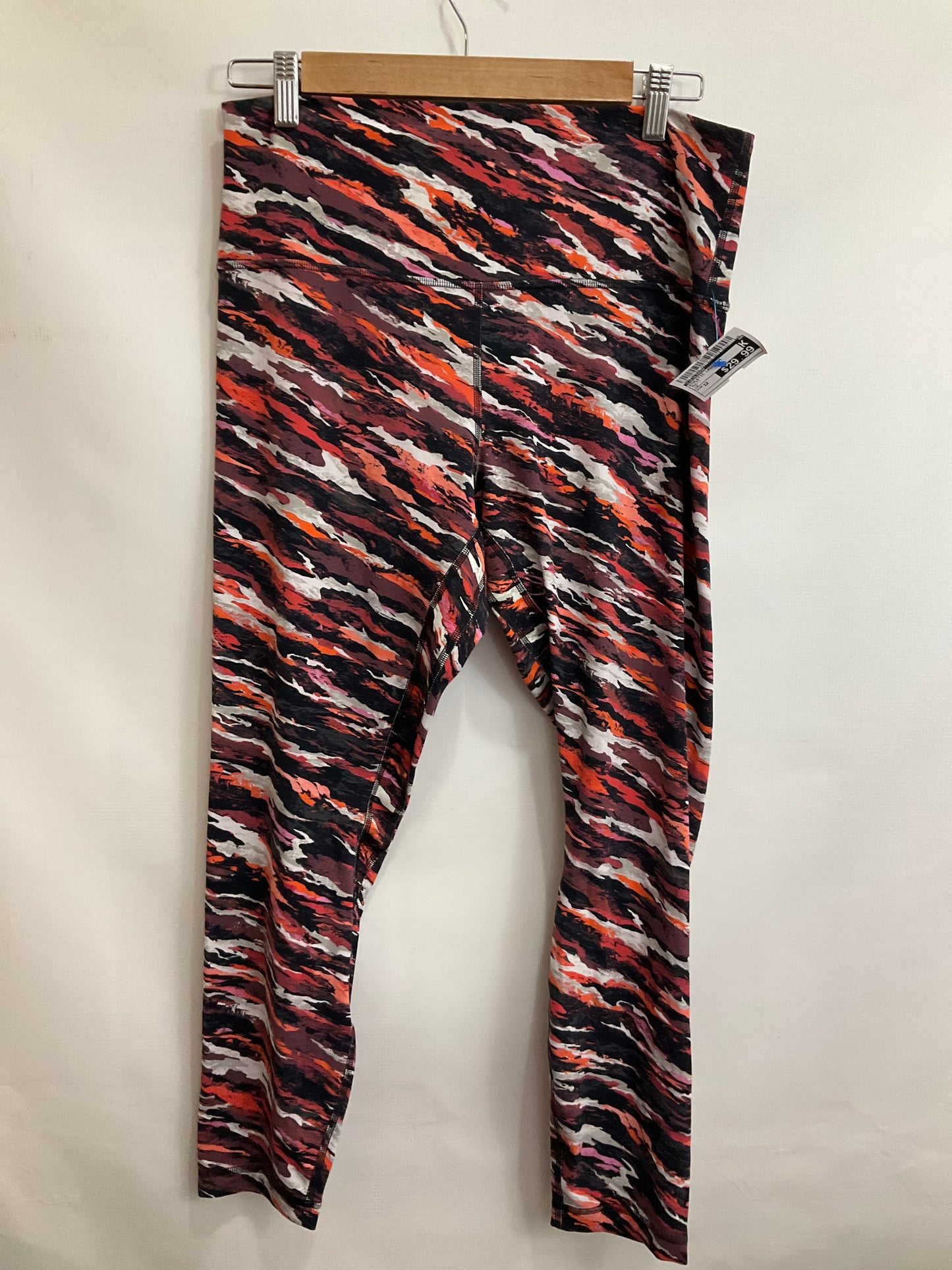 Athletic Leggings By Lululemon In Multi-colored, Size: 12