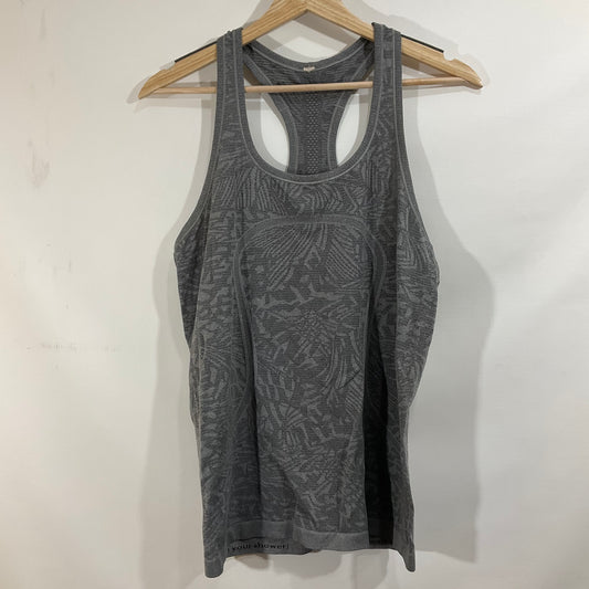 Athletic Tank Top By Lululemon In Grey, Size: 10