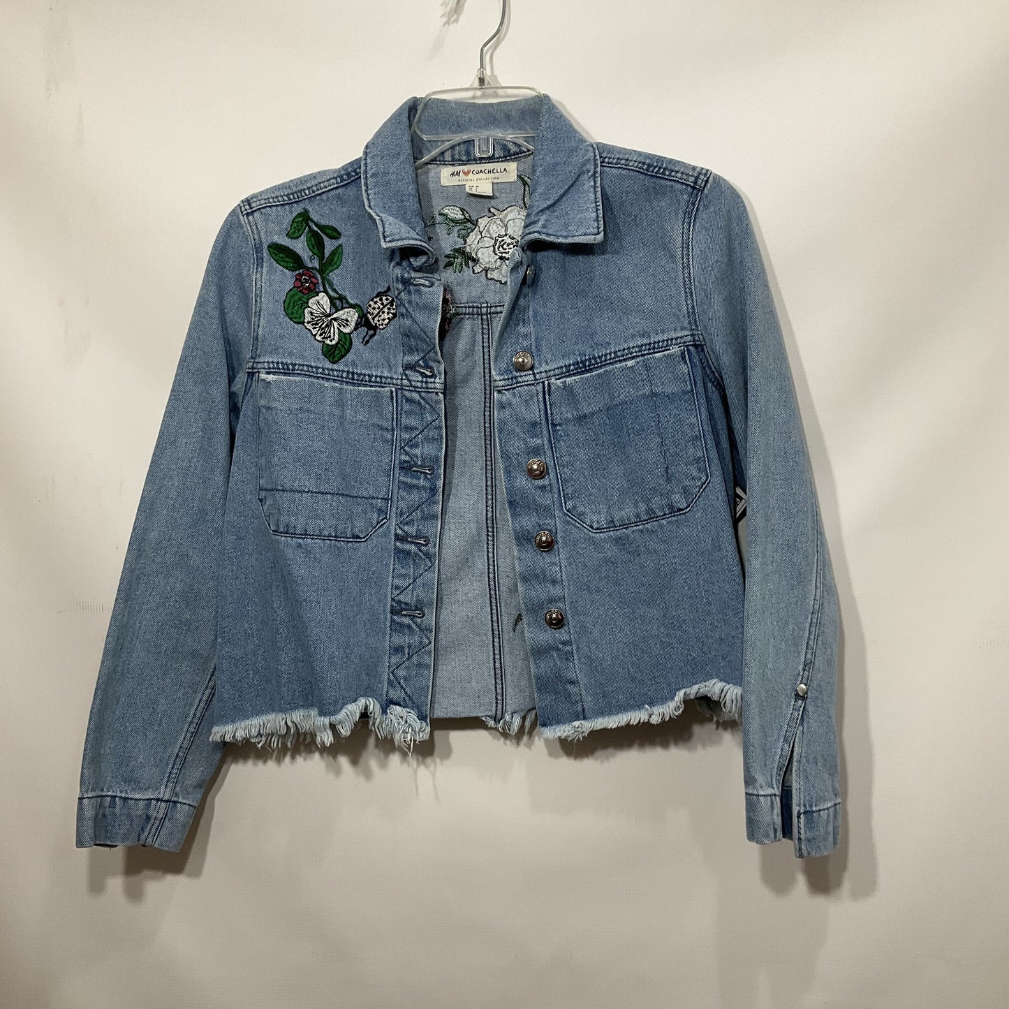 Jacket Denim By H&m  Size: 6