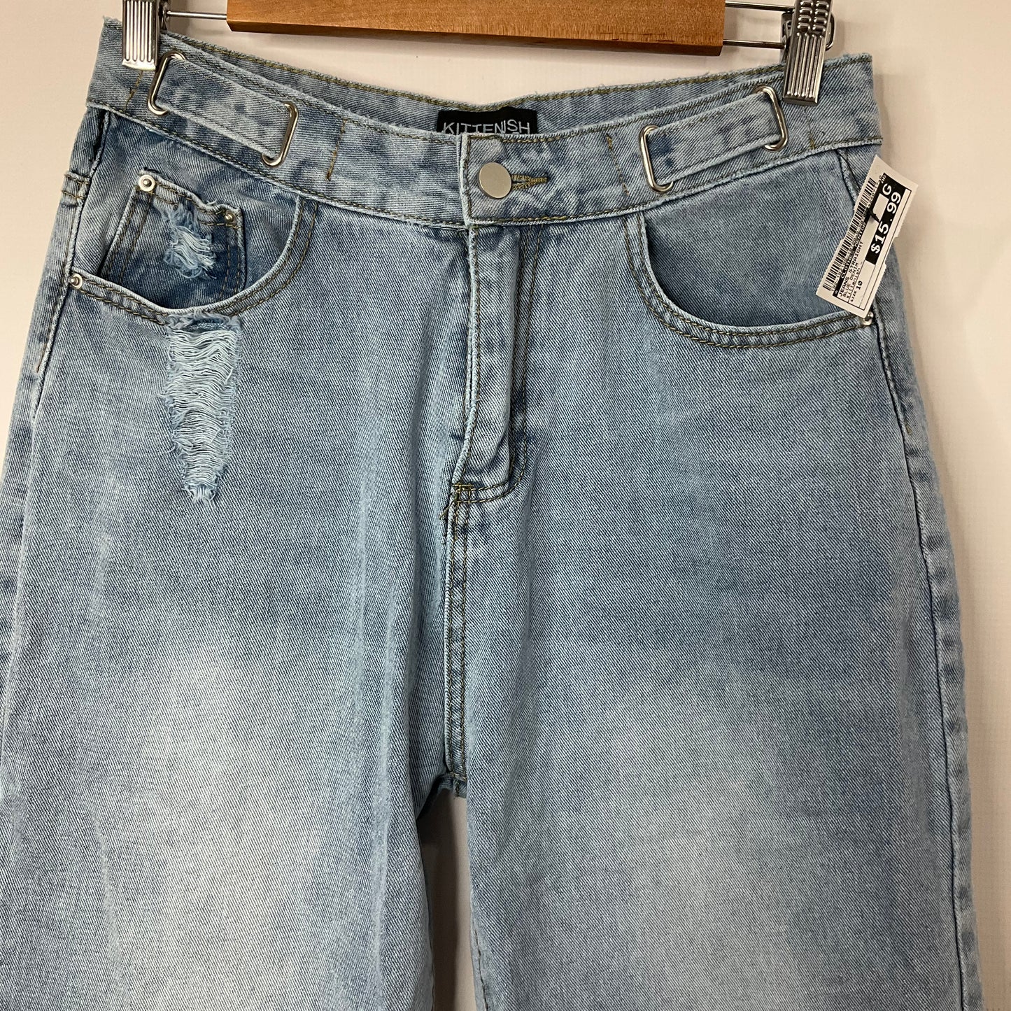 Blue Denim Jeans Straight Clothes Mentor, Size 10