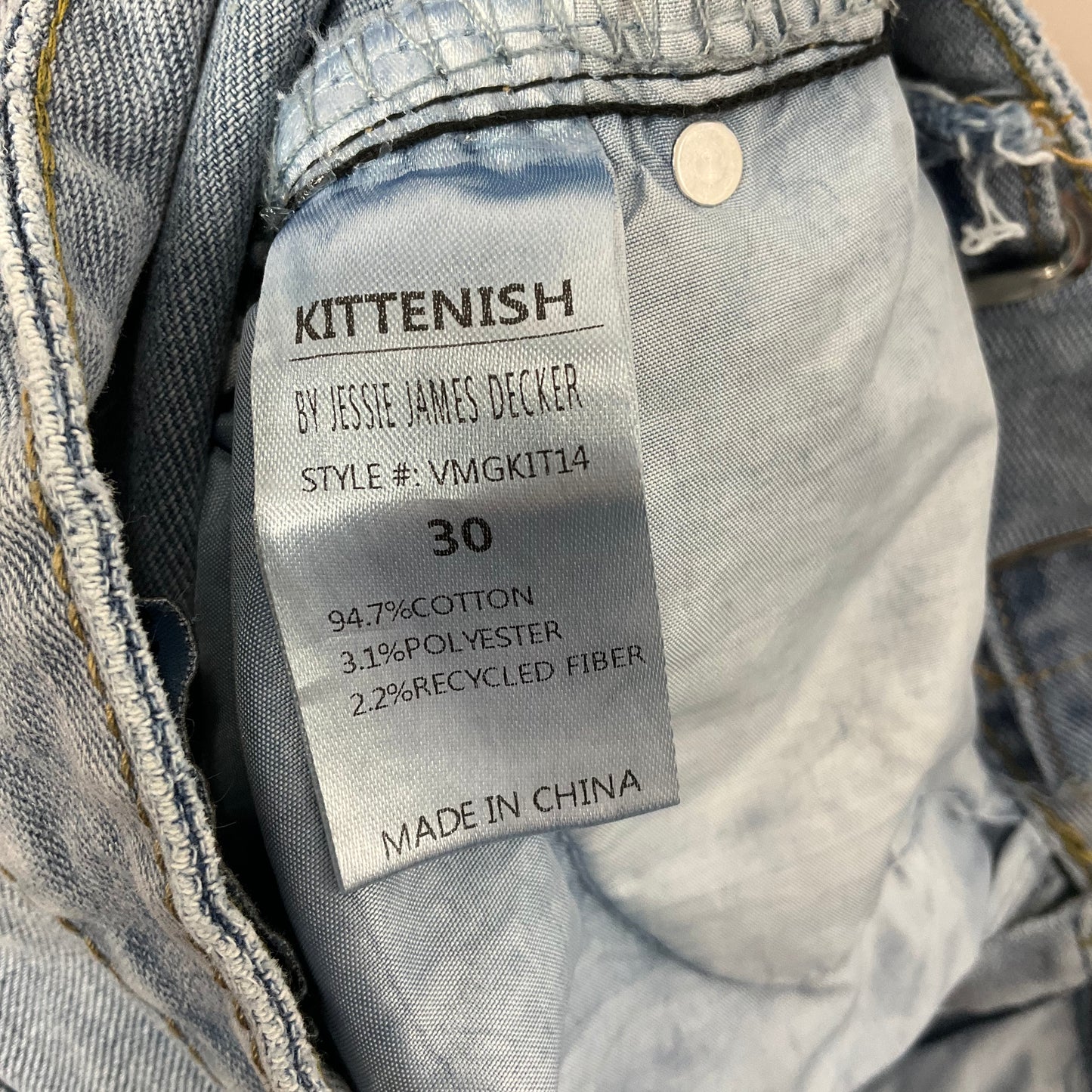 Blue Denim Jeans Straight Clothes Mentor, Size 10