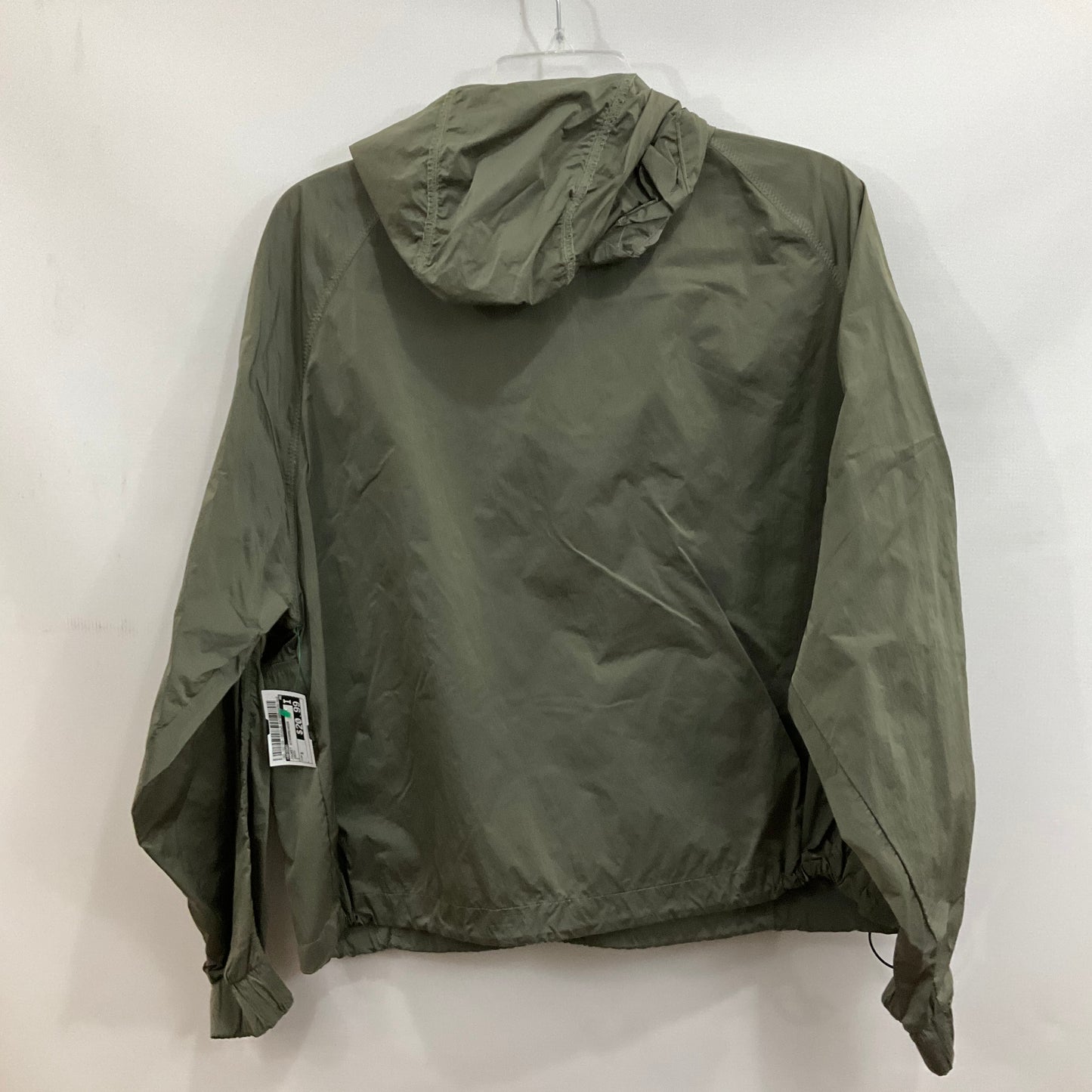 Jacket Windbreaker By Adidas In Green, Size: S