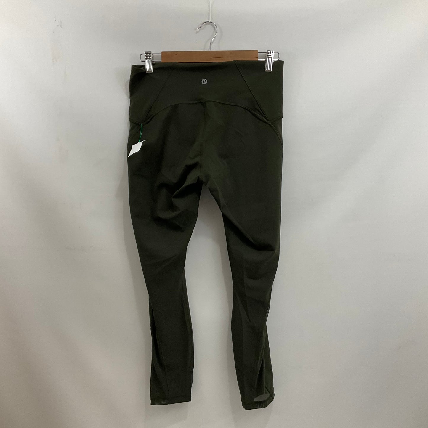 Athletic Leggings By Lululemon In Green, Size: 10