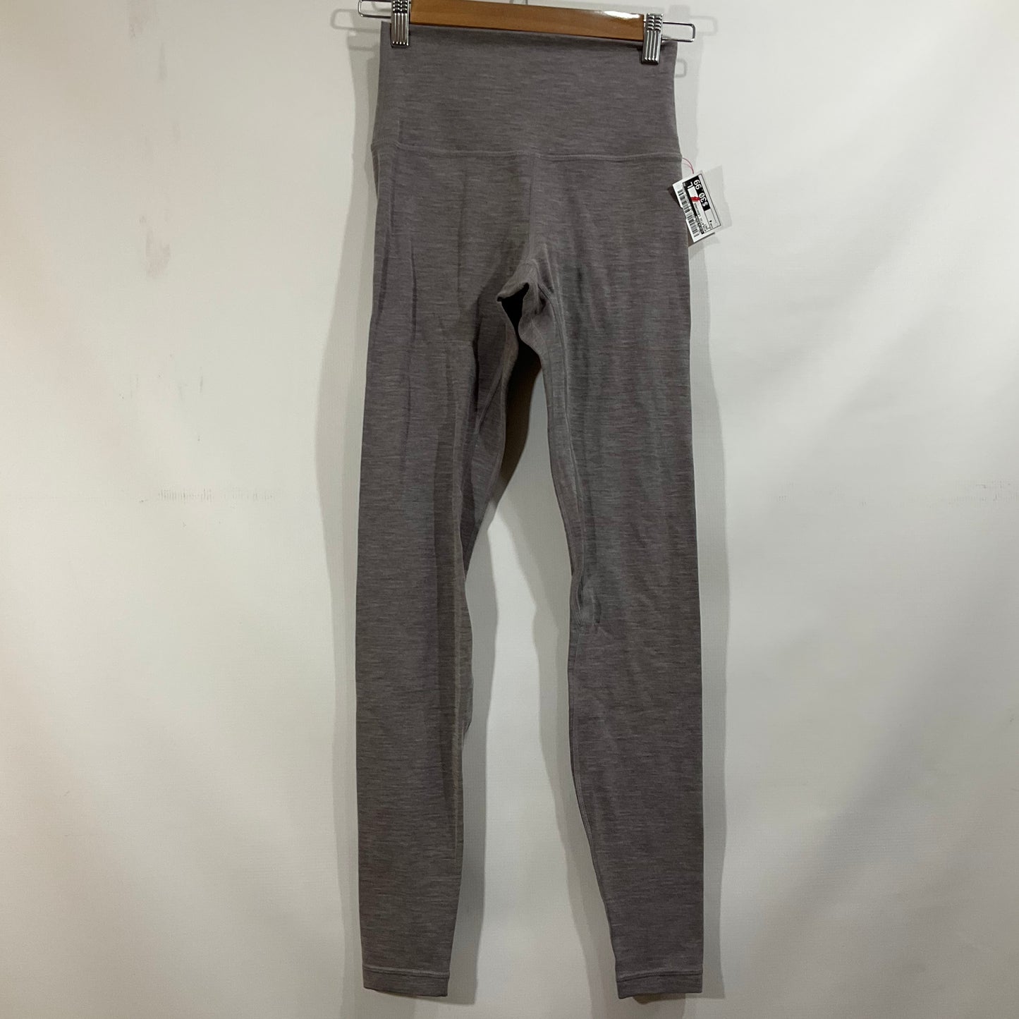 Athletic Leggings By Lululemon In Grey, Size: 4