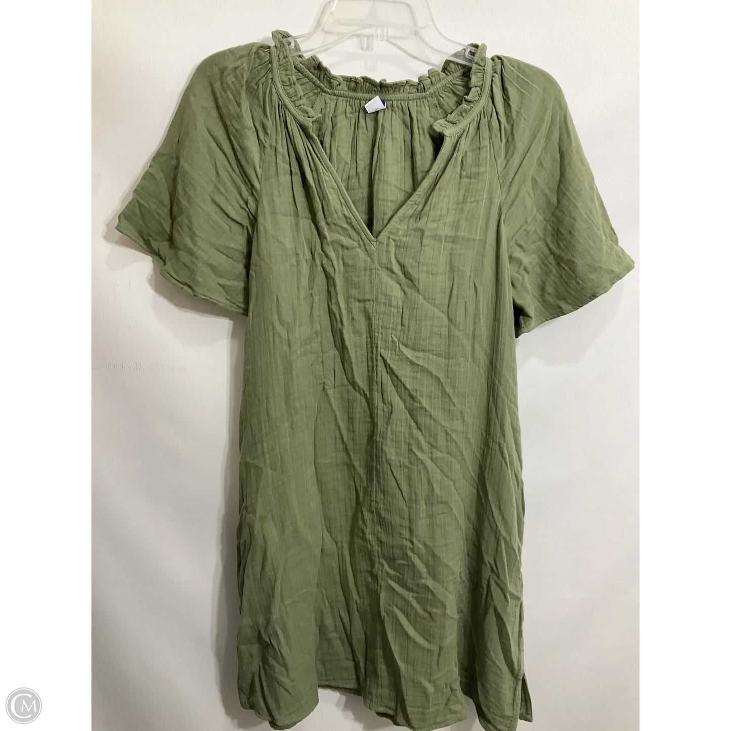 Dress Casual Short By Old Navy In Green, Size: Xs