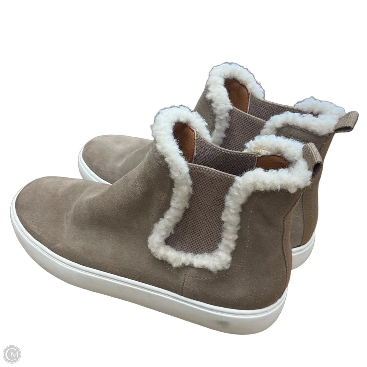 Boots Ankle Flats By Lucky Brand In Beige, Size: 8.5