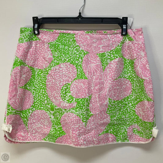 Skort Designer By Lilly Pulitzer In Floral Print, Size: 4