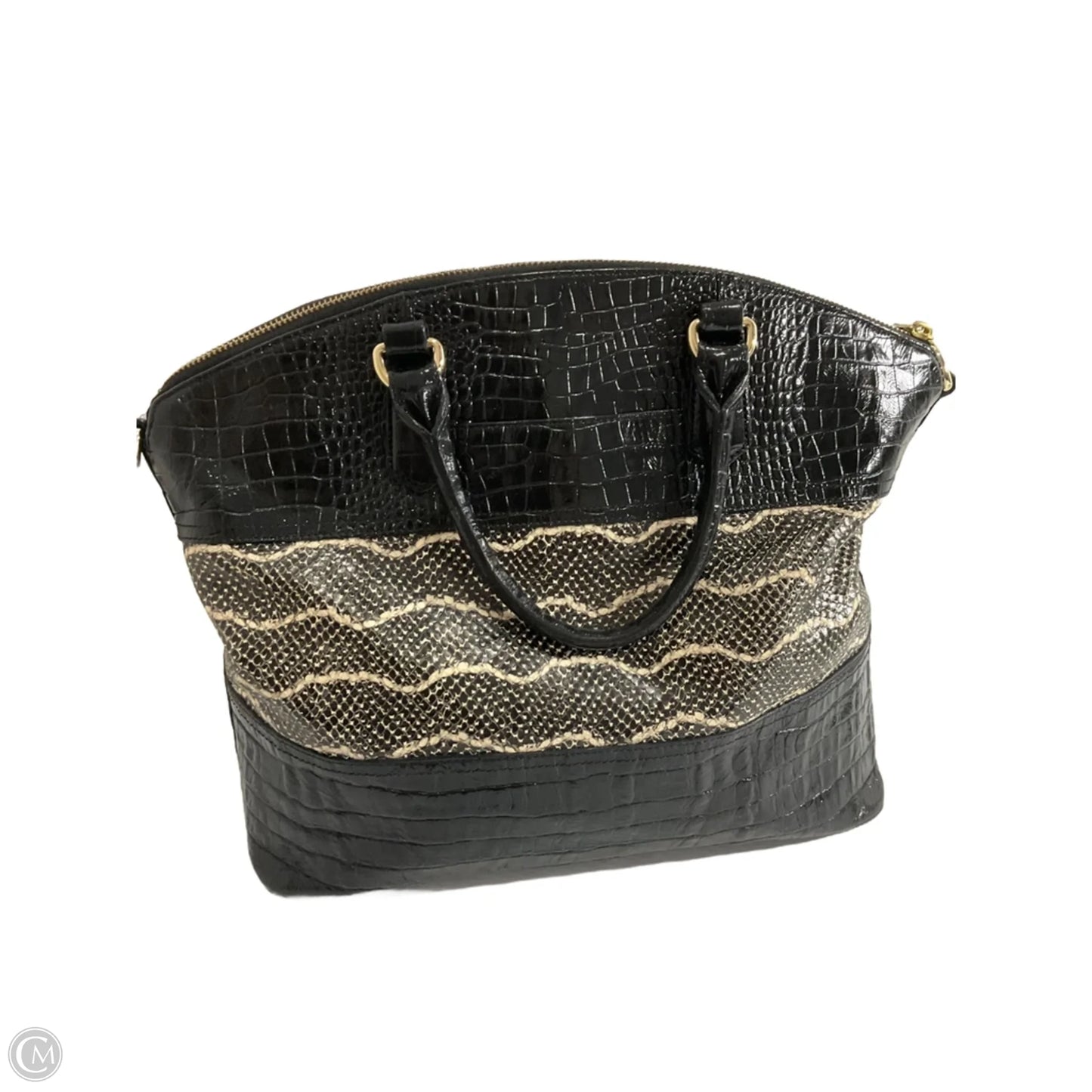 Handbag Designer By Brahmin, Size: Medium