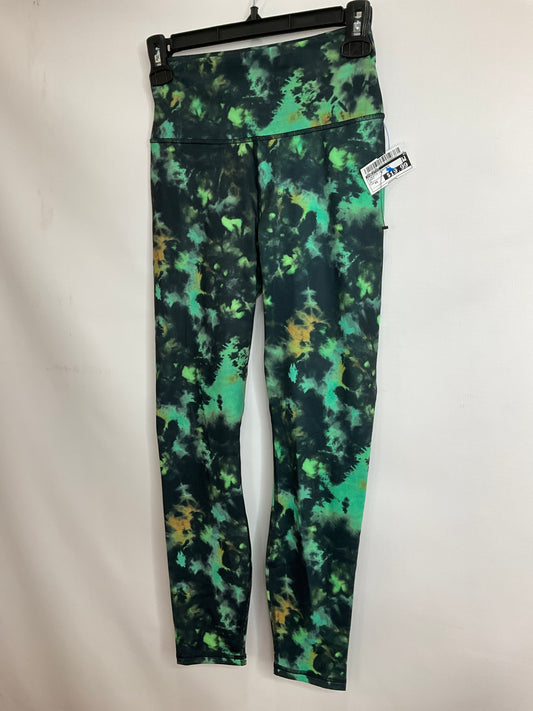 Green Athletic Leggings Fabletics, Size Xs