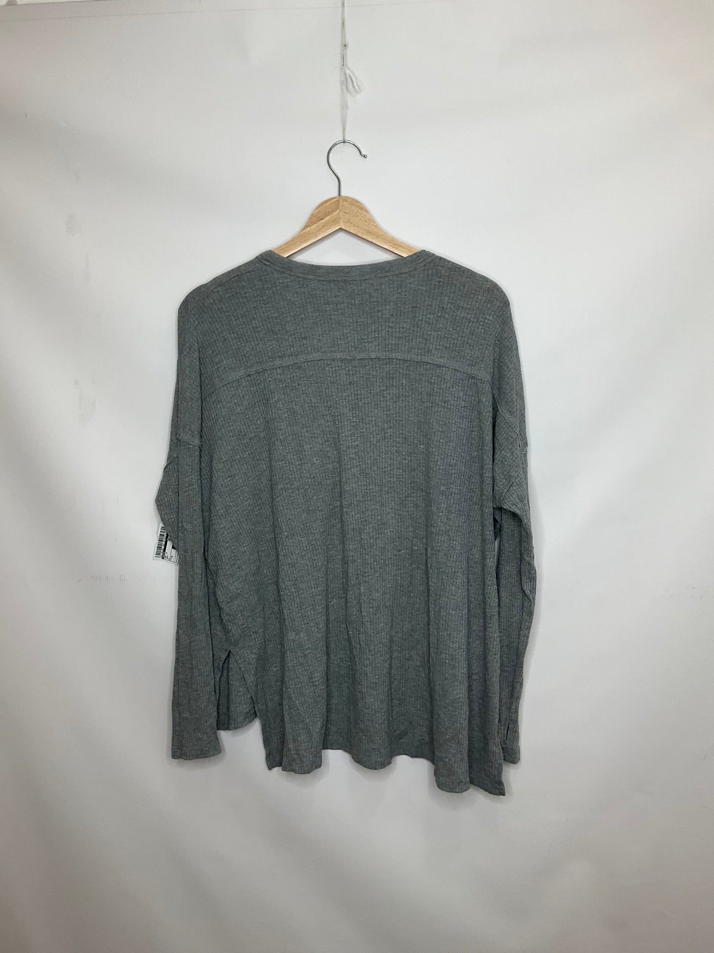 Grey Top Long Sleeve Aerie, Size S