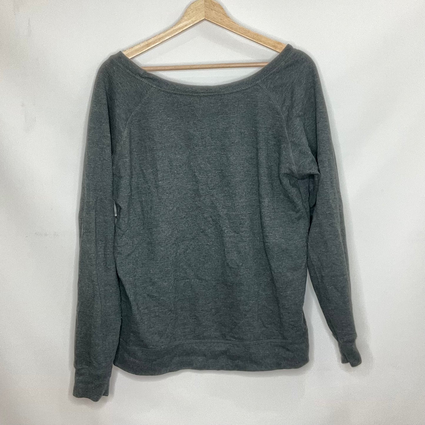 Grey Top Long Sleeve Clothes Mentor, Size Xl