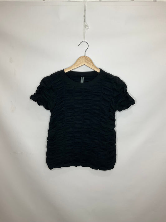 Black Top Short Sleeve Anthropologie, Size Xs