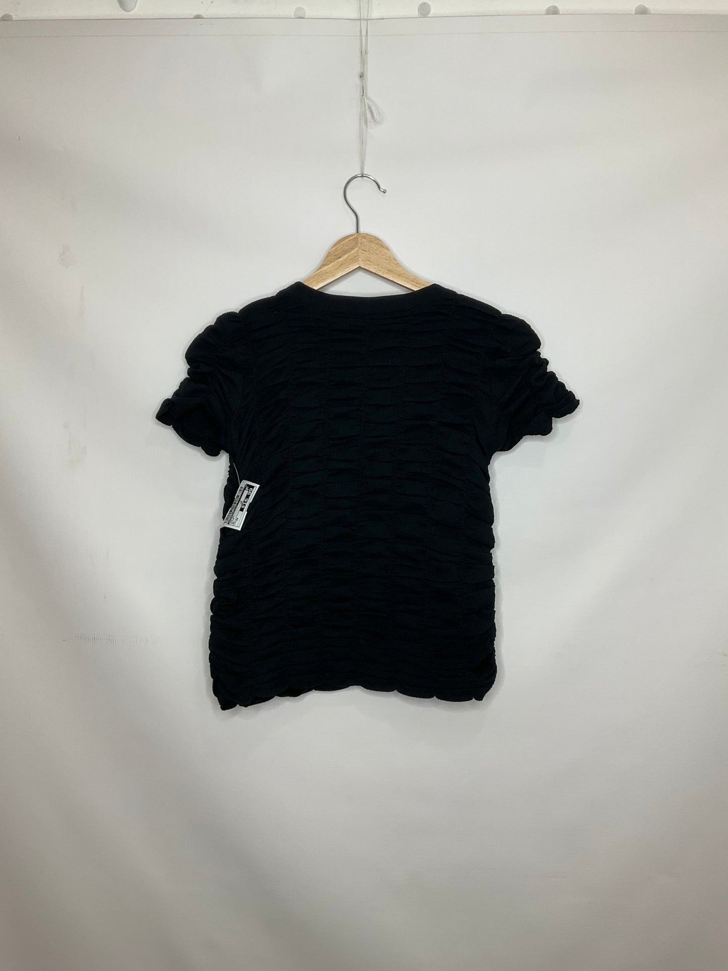 Black Top Short Sleeve Anthropologie, Size Xs