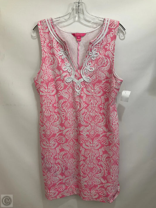 Dress Designer By Lilly Pulitzer In Pink, Size: L