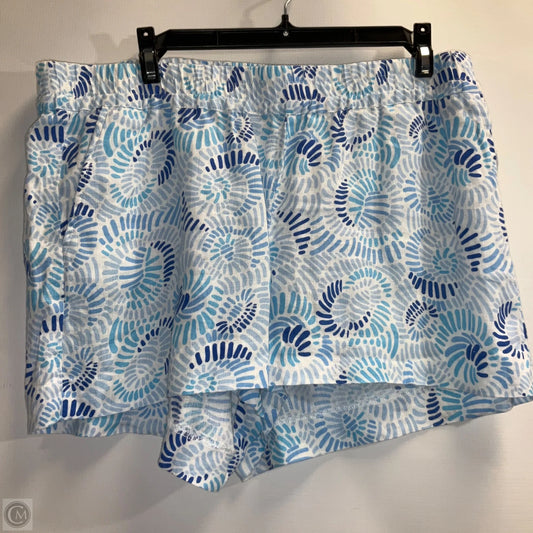 Shorts By Clothes Mentor In Blue & White, Size: L