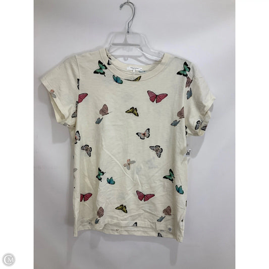 Top Short Sleeve By Rag And Bone In Multi-colored, Size: L