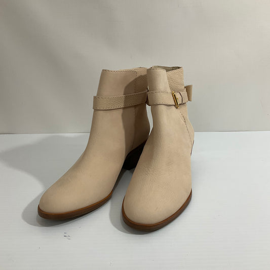 Boots Ankle Heels By Kate Spade In Cream, Size: 8.5