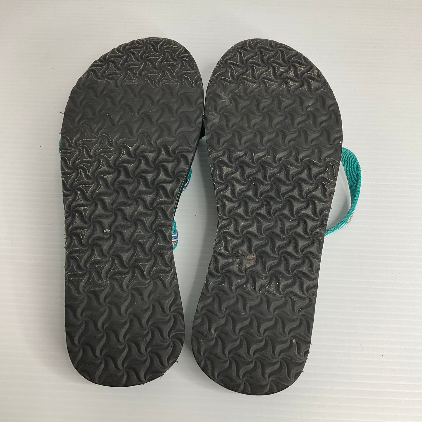 Teal Sandals Flats Teva, Size 6