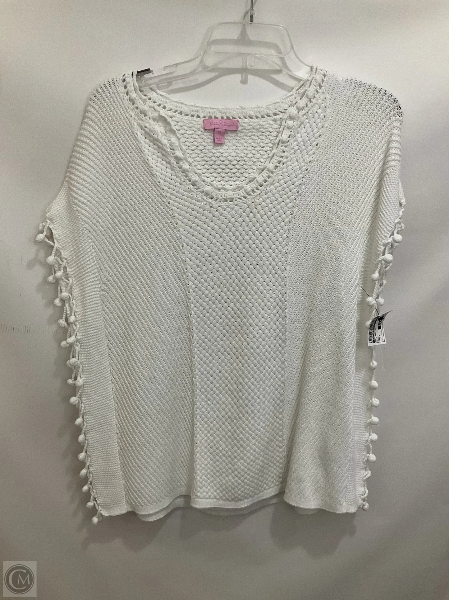 Vest Sweater By Lilly Pulitzer In White, Size: Xs