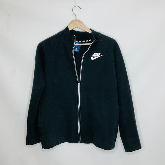 Athletic Jacket By Nike Apparel In Black, Size: M