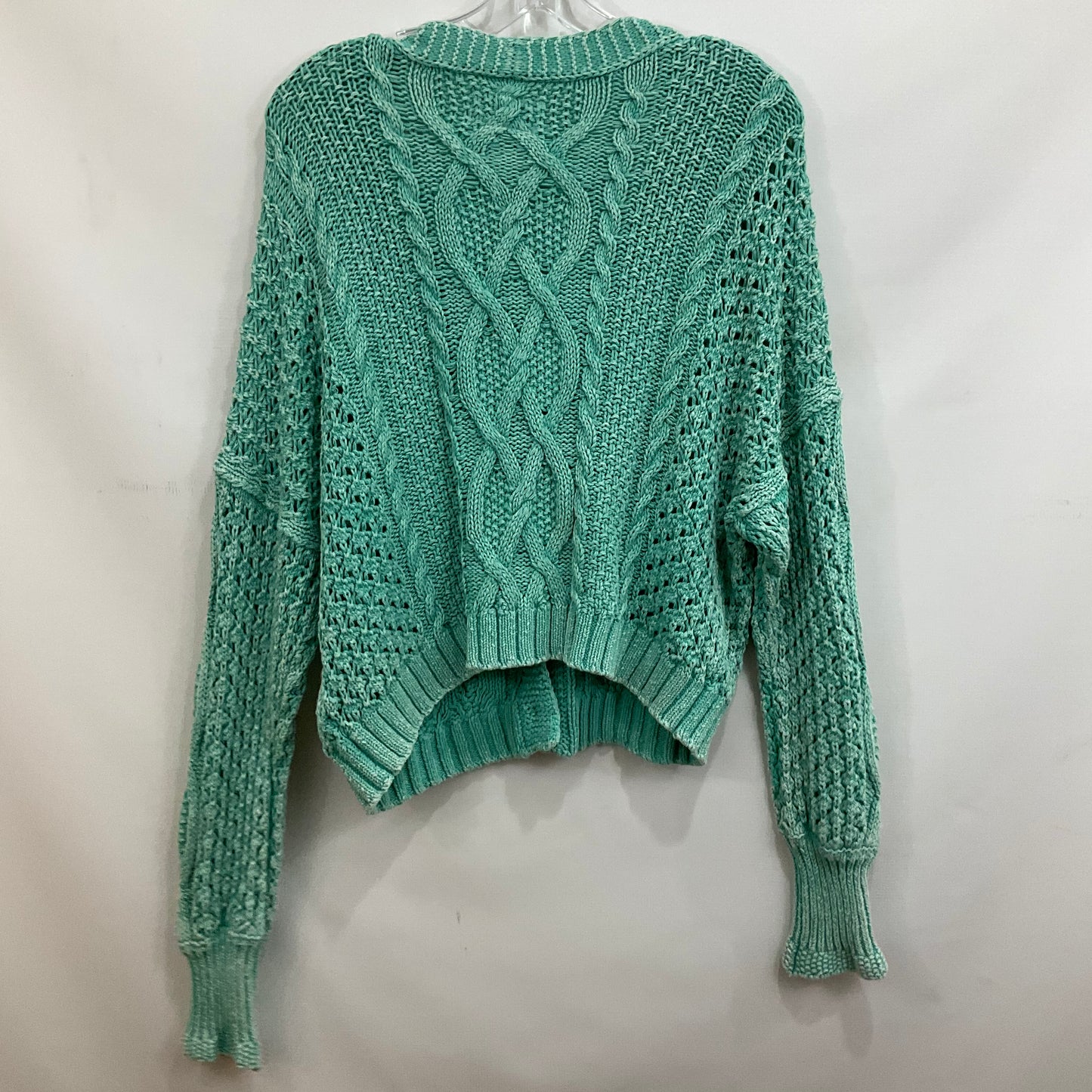 Sweater Cardigan By Pilcro In Aqua, Size: Xl