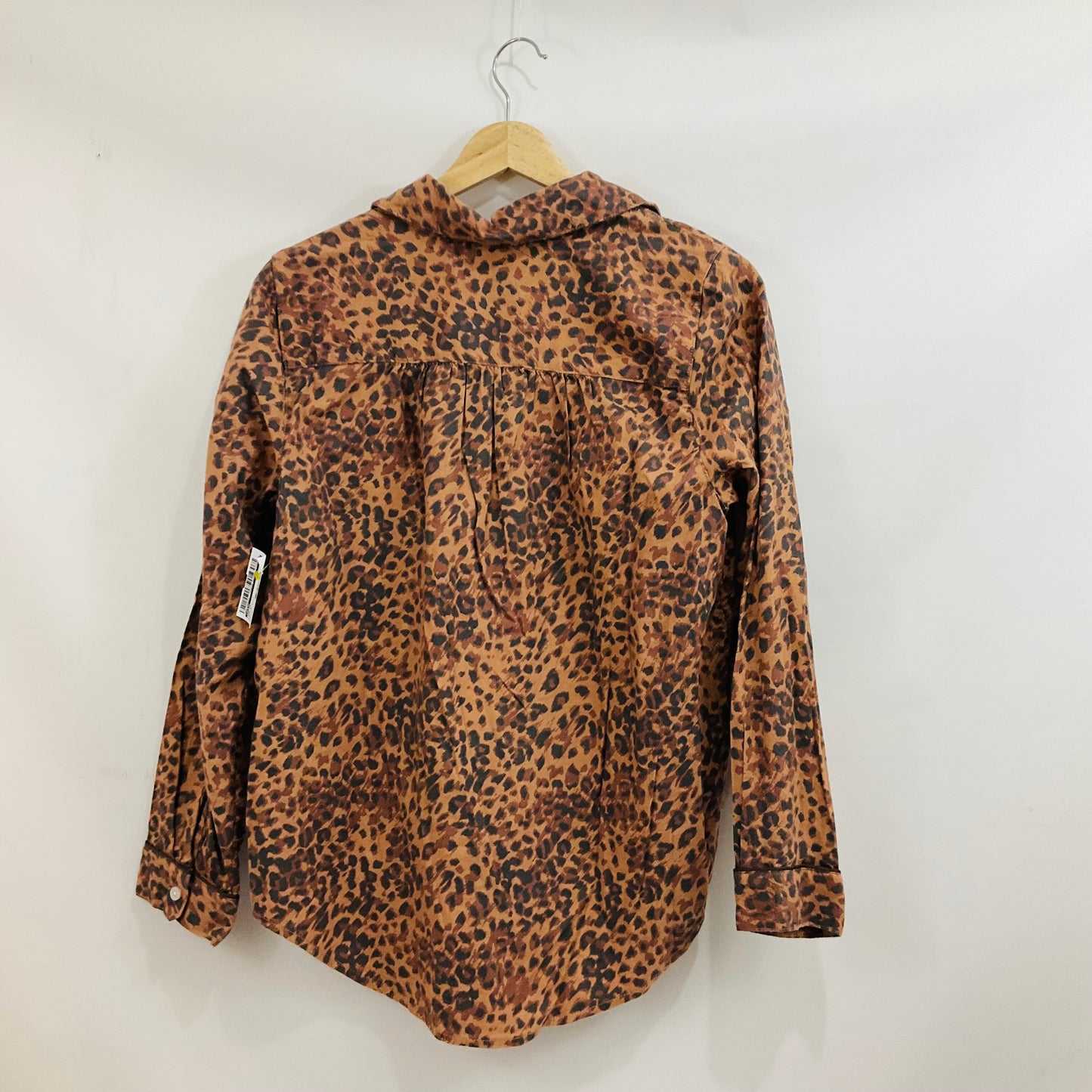 Top Long Sleeve By Aerie In Animal Print, Size: S