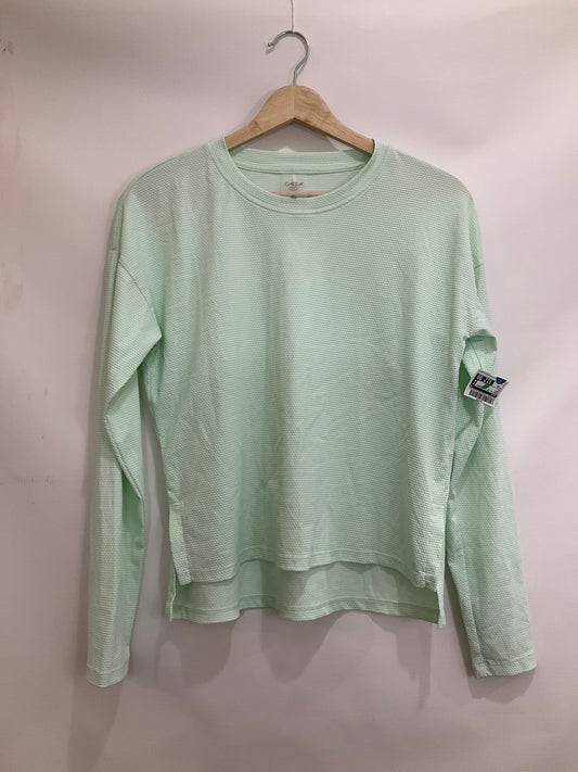 Athletic Top Long Sleeve Crewneck By Calia In Green, Size: Xs