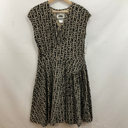 Dress Casual Short By Cma In Black & Tan, Size: Xl