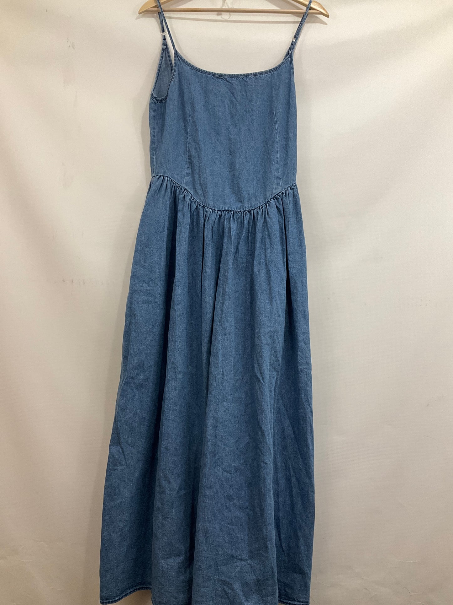 Dress Casual Maxi By Olivaceous In Blue Denim, Size: M