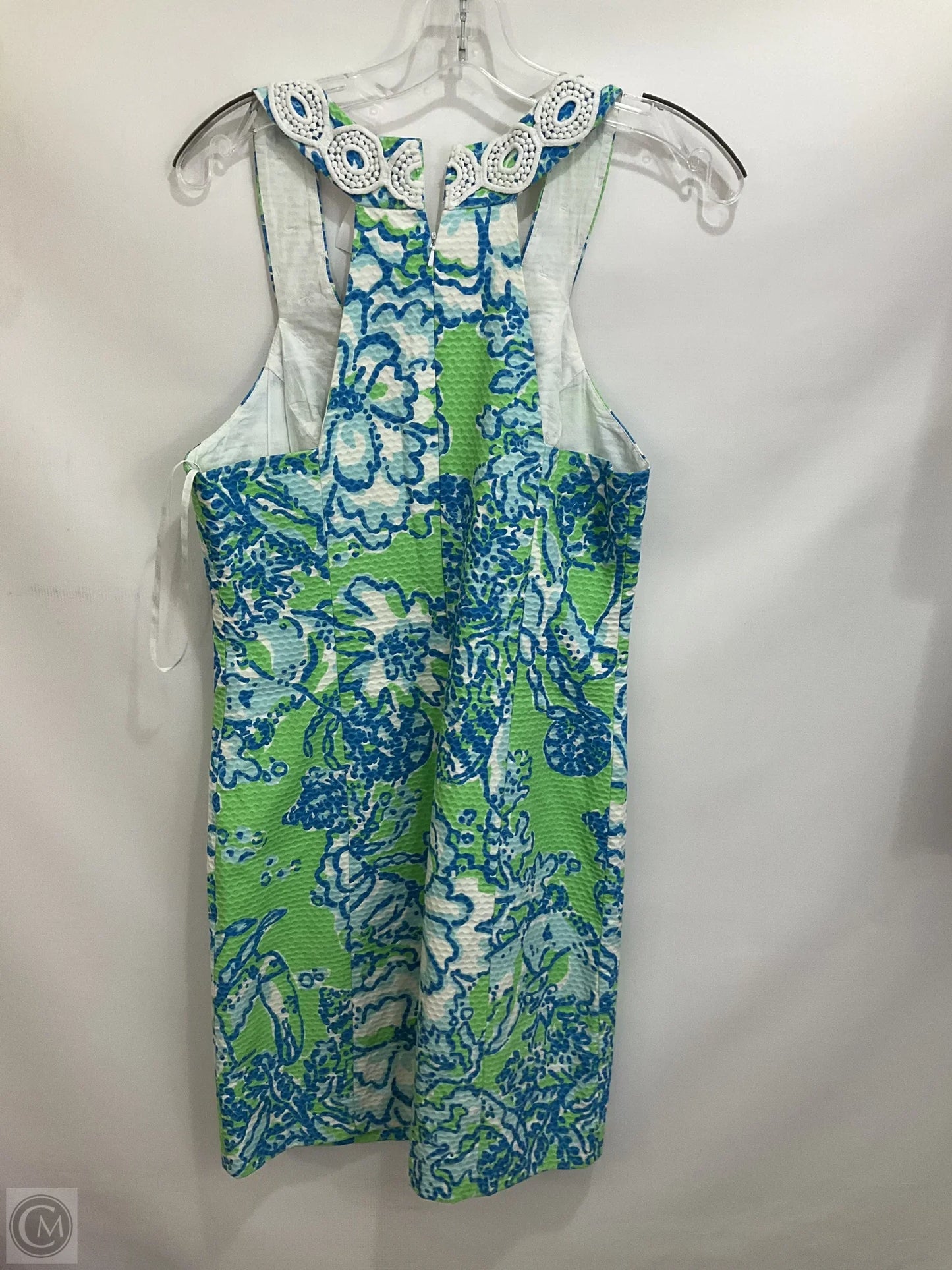 Dress Casual Short By Lilly Pulitzer In Blue & Green, Size: 8