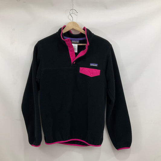 Athletic Fleece By Patagonia In Black & Pink, Size: S