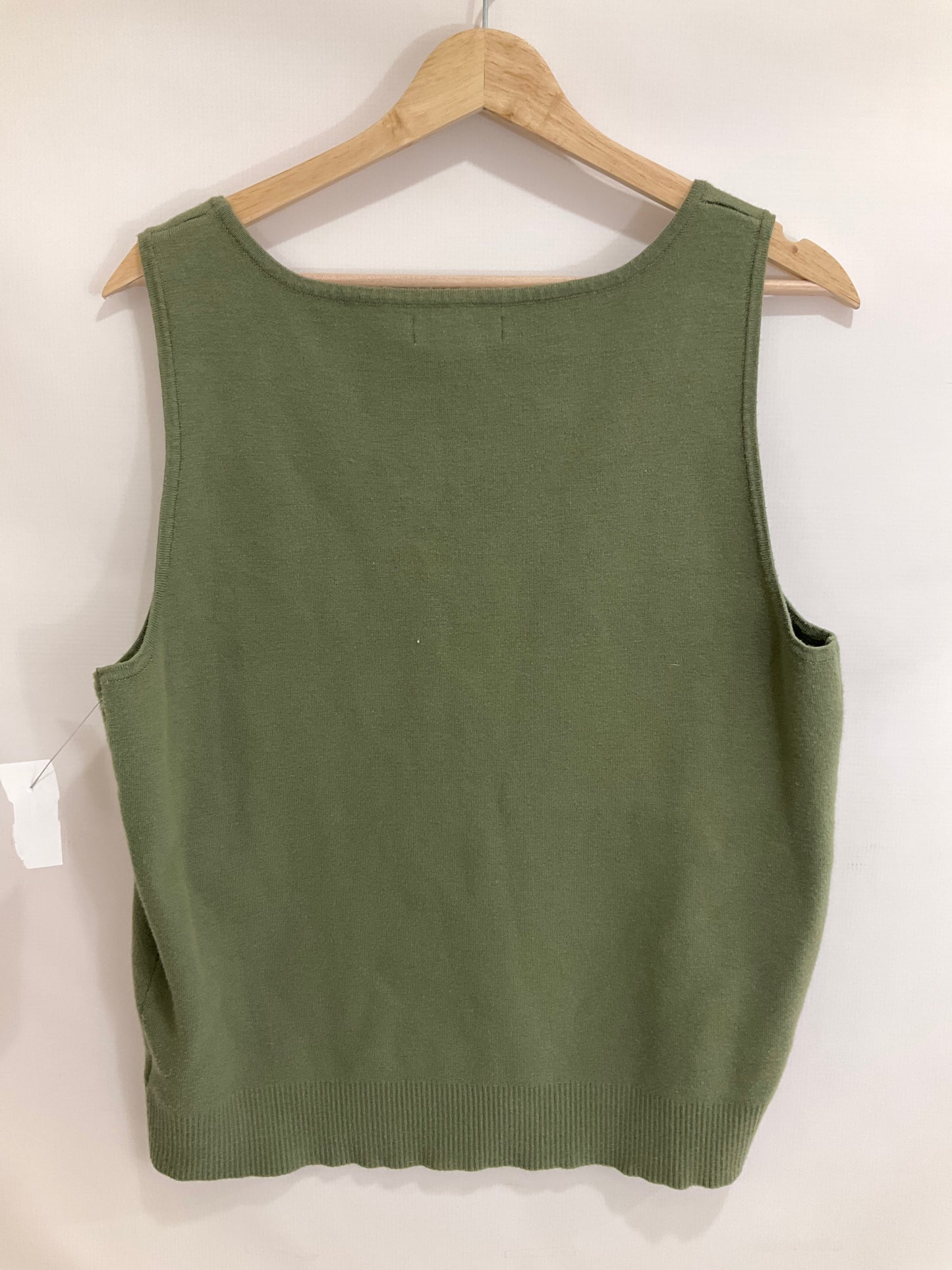 Top Sleeveless Basic By Rachel Zoe In Green, Size: Xl