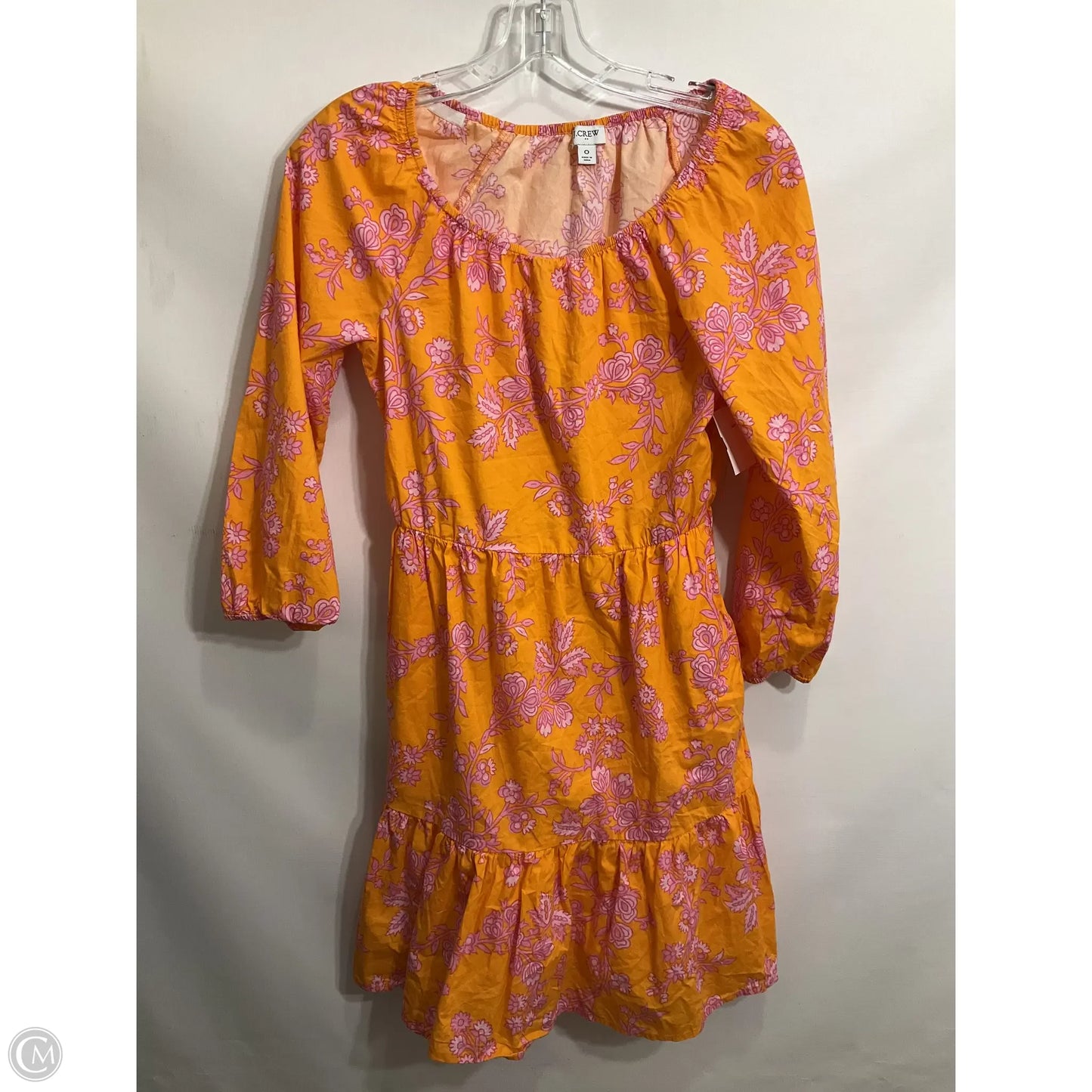 Dress Casual Short By J. Crew In Orange & Pink, Size: 0