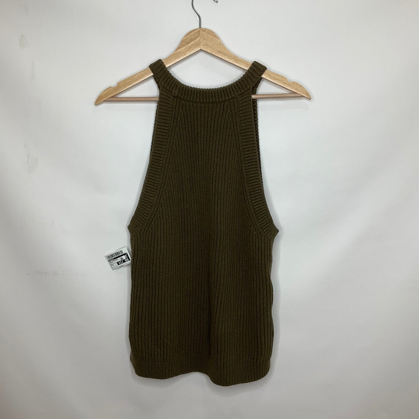 Green Top Sleeveless Madewell, Size L