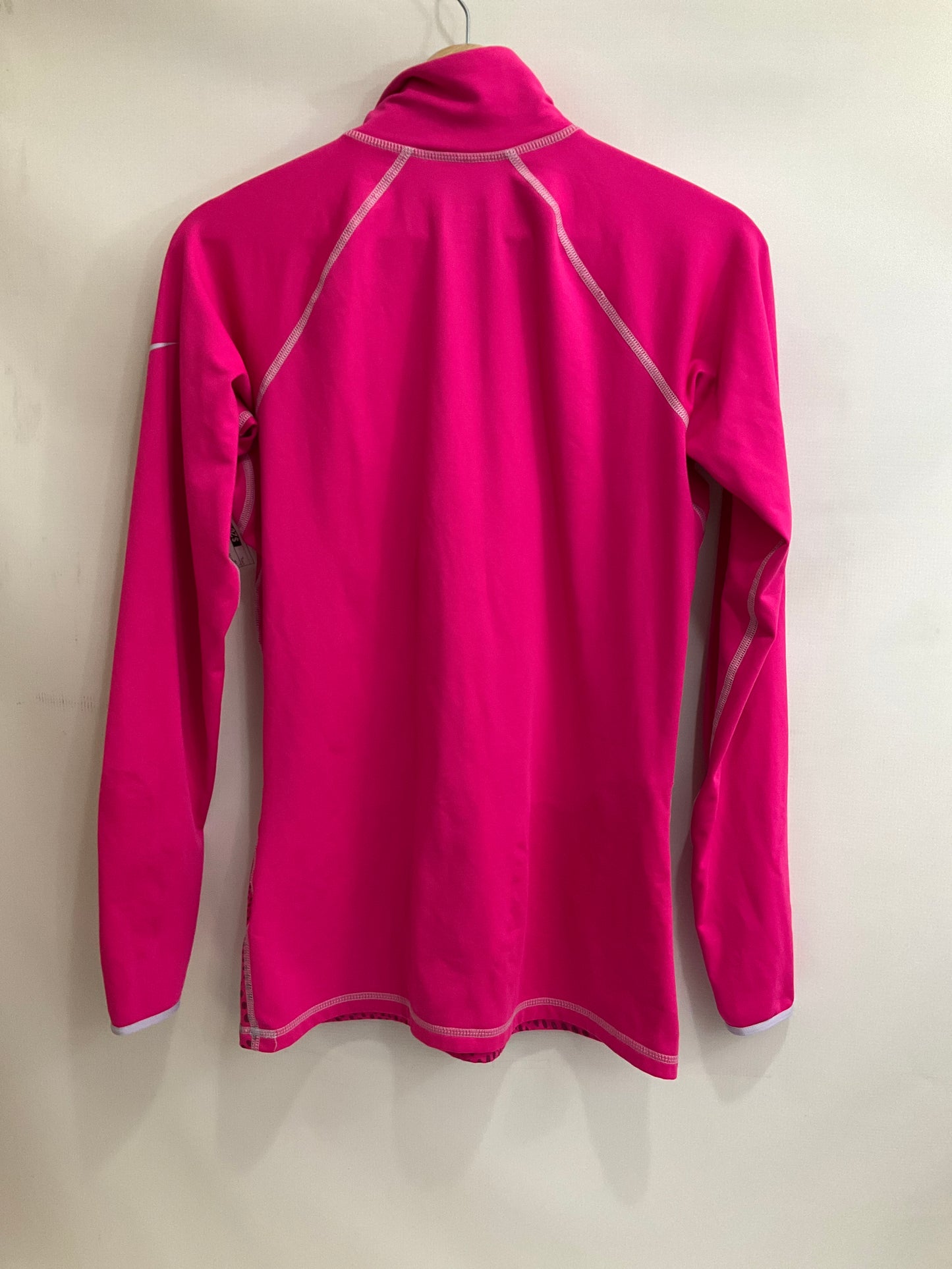 Athletic Jacket By Nike Apparel In Pink, Size: L