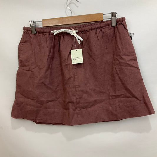 Skirt Mini & Short By Free People In Purple, Size: M