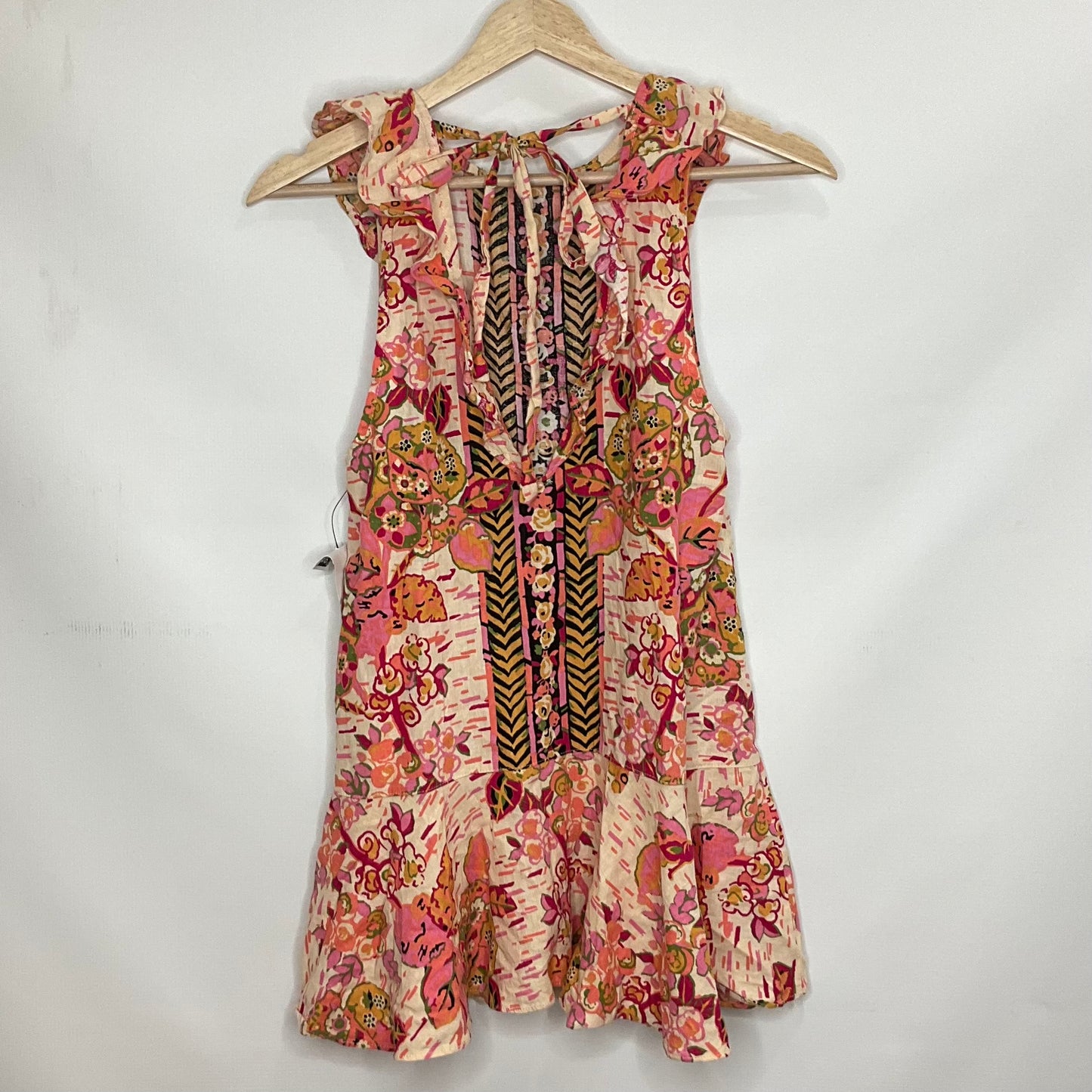 Floral Print Tunic Sleeveless Free People, Size Xs