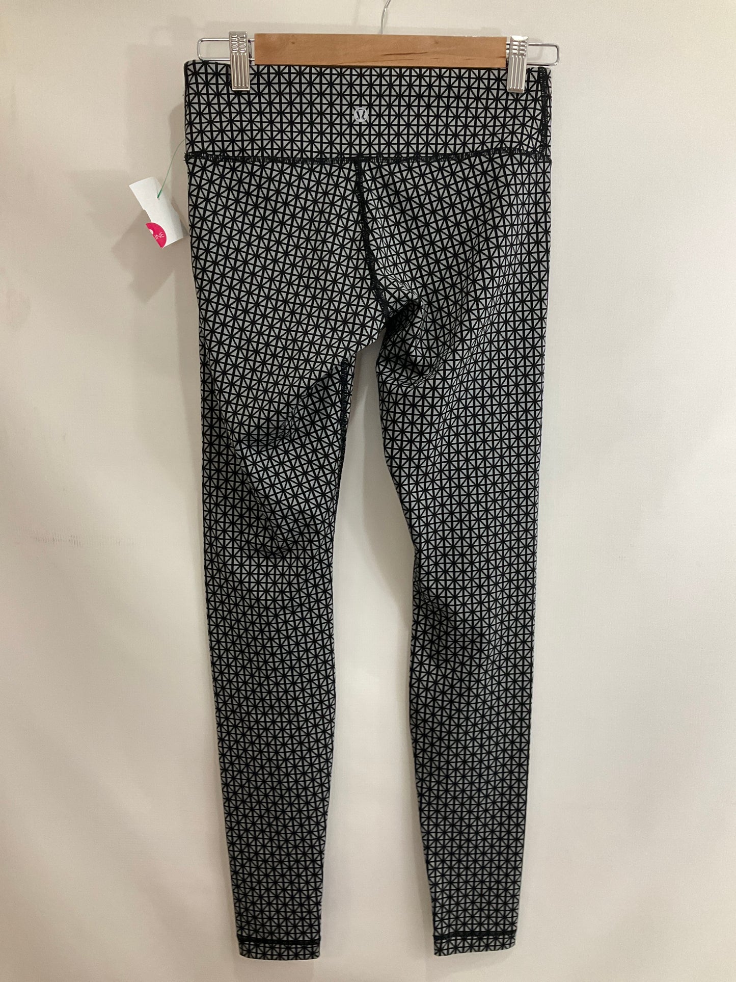 Athletic Leggings By Lululemon In Checkered Pattern, Size: 4