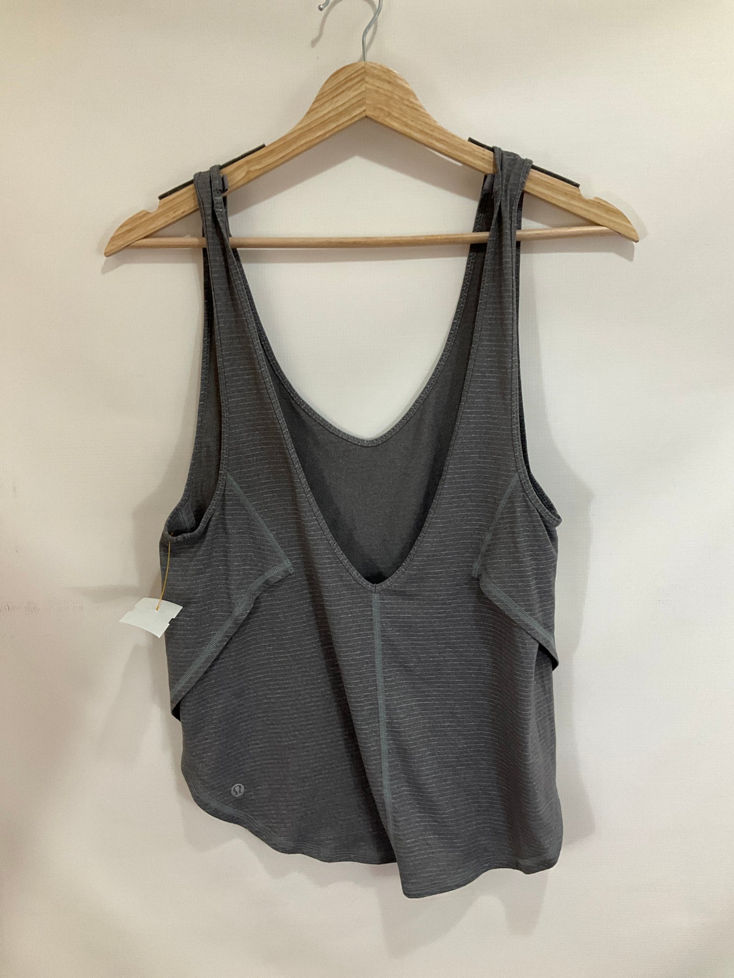 Athletic Tank Top By Lululemon In Grey, Size: 6