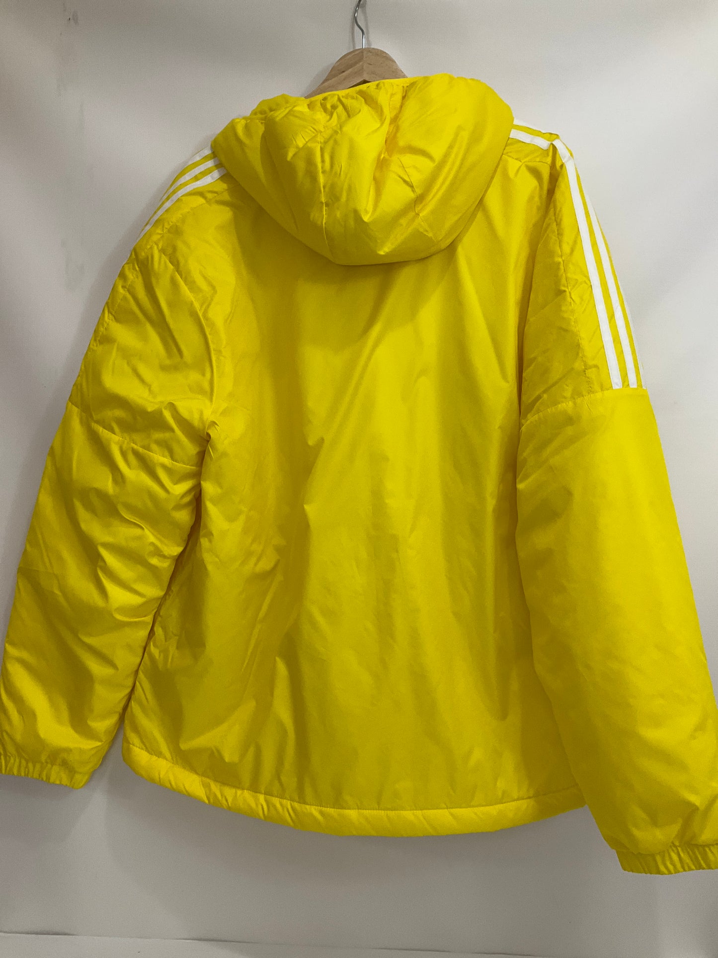 Athletic Jacket By Adidas In Yellow, Size: Xl