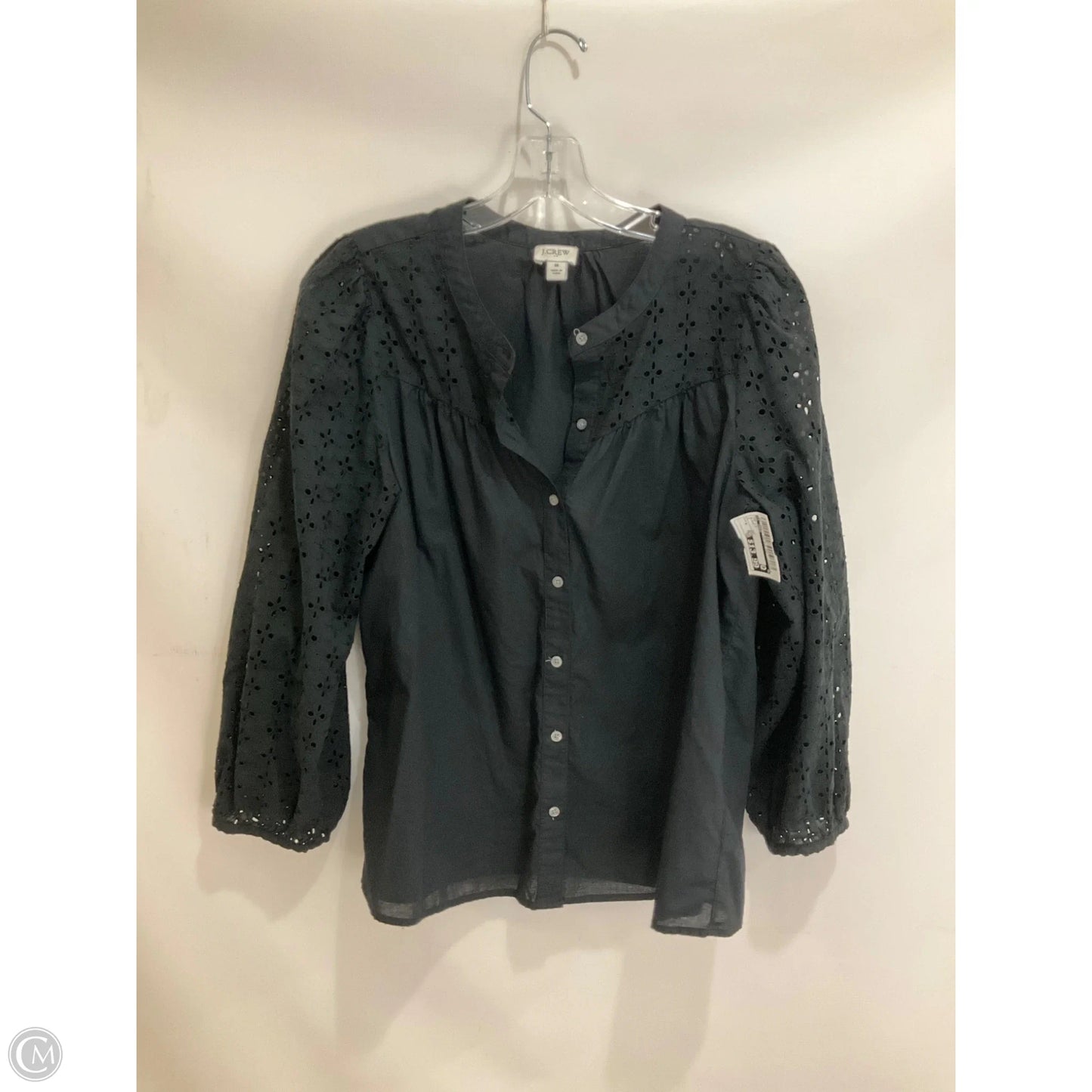 Top Long Sleeve By J. Crew In Black, Size: M